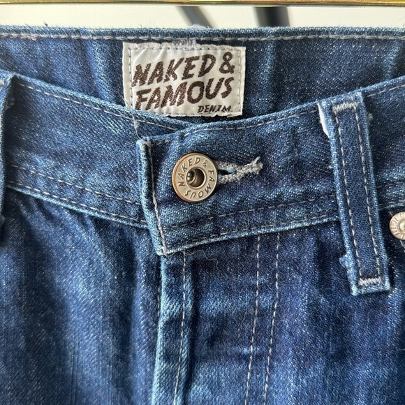Naked & Famous Slim Stretch | Weird Guy | 29/34 | Dark Wash | Designer - Picture 4 of 10